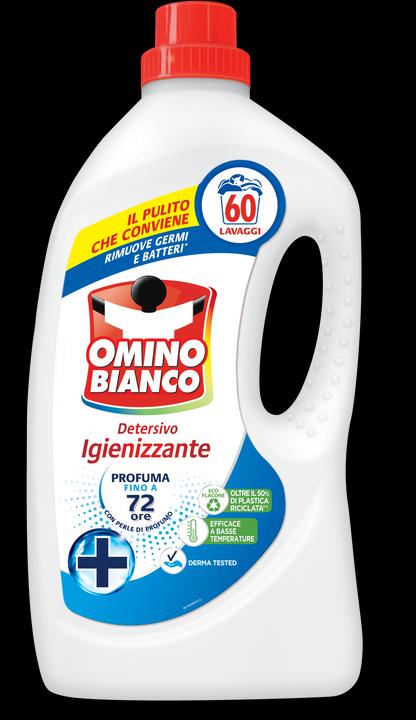 Immagine prodotto Omino Bianco Detersivo lavatrice Igienizzante 2400ml