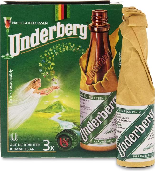 Image du produit Underberg Original (18 ans, 44 %, Allemagne, 1 x 6 cl, Amer)