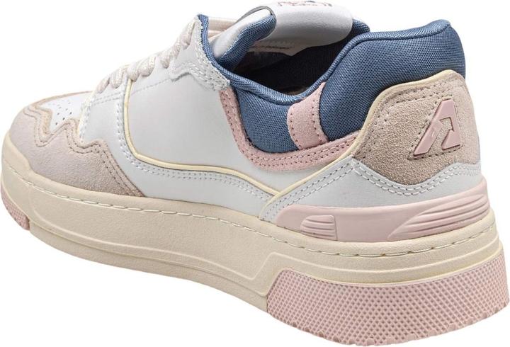 Produktbild Autry sneakers clc low in suede e nabuk bianco e beige (37)