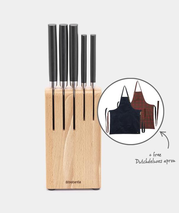 Produktbild Brabantia Messerblock bestückt hellbraun