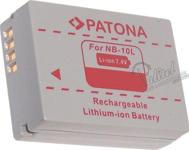 Actual product image Patona NB-10L Battery (Rechargeable battery)