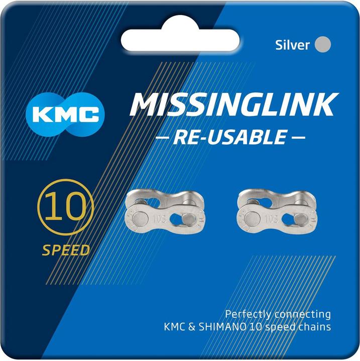 Actual product image KMC 10 times silver (10-speed)