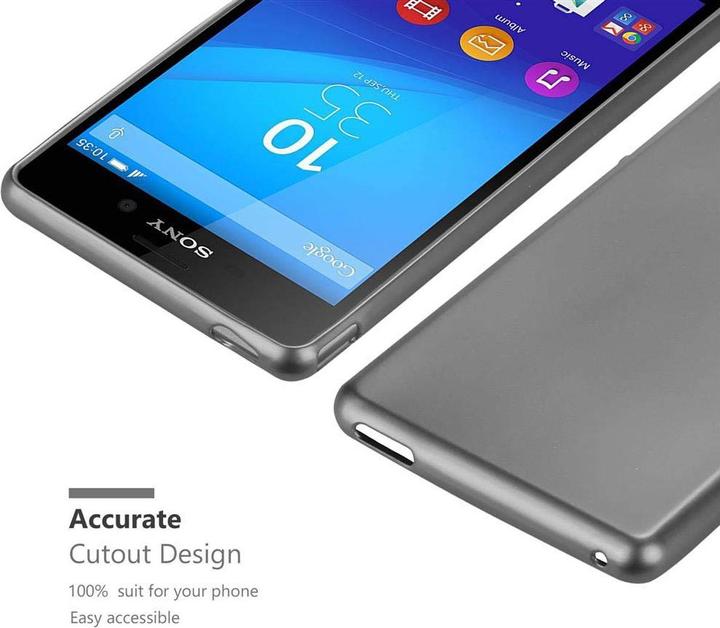 Image du produit Cadorabo Couverture métallique mate TPU (Sony Xperia M4 Aqua)