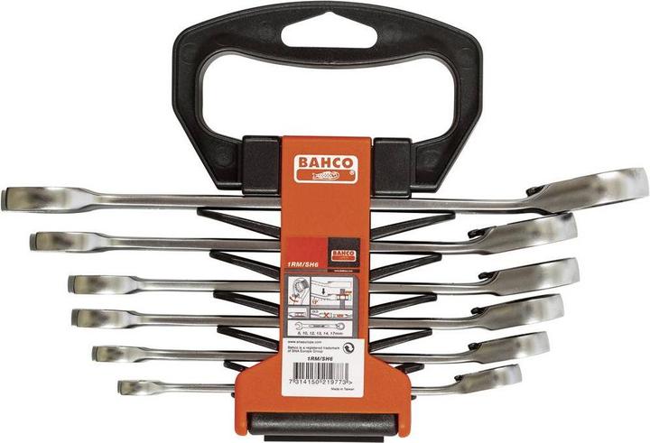 Actual product image Bahco Ratchet Combination Wrench 1RM (17 mm, 8 mm, 14 mm, 12 mm, 13 mm, 10 mm)