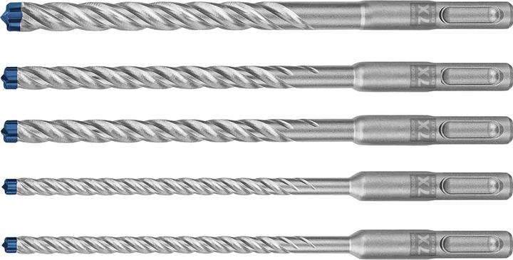 Actual product image Bosch Professional Zubehör EXPERT SDS plus-7X hammer drill bit set, 6/6/8/10 mm, 5 pcs. (6.0 mm, 10.0 mm, Ø 8.0 mm)