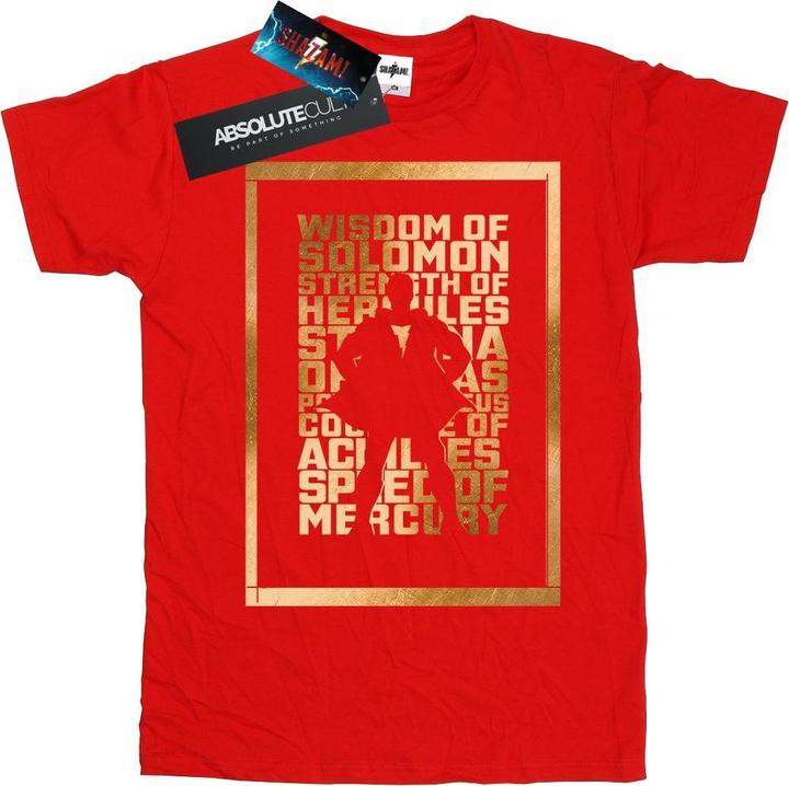 Shazam Gold Text TShirt Mädchen