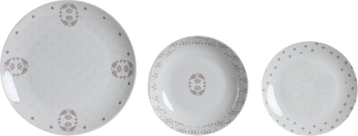 Produktbild DKD Home Decor Geschirr-Set Scandi 18 Stücke 27 x 27 x 3 cm (18 Stück)