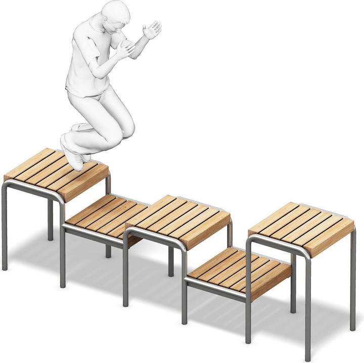 Produktbild Playparc Calisthenics-Station Squat-Plattform