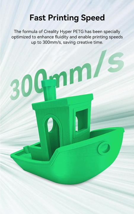 Image du produit Creality Hyper (PETG, 1.75 mm, 1000 g, Gris)