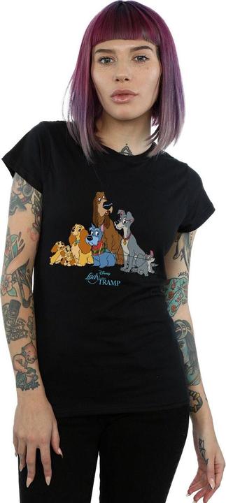 Immagine prodotto Disney Lady And The Tramp Classic Group Maglietta Donna (L)