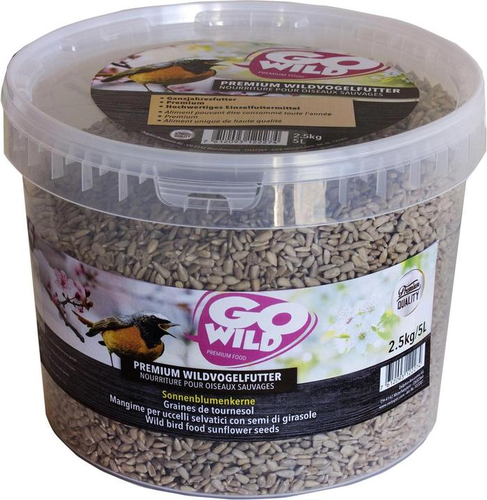 Actual product image GoWild Sunflower seeds (1 x, 2.50 kg)