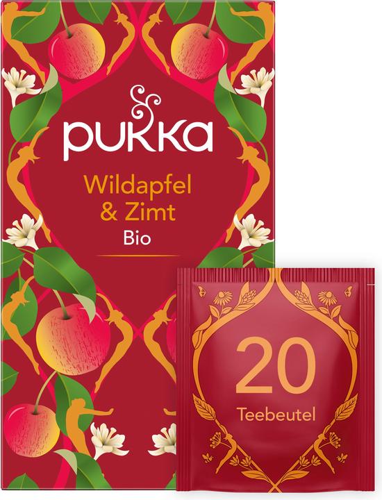Image du produit Pukka Thé pomme sauvage cannelle et cannelle (40 g)