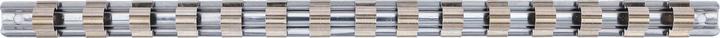 Actual product image BGS Socket Rail with 15 Clips 12.5 mm (1/2") (12.5 mm)