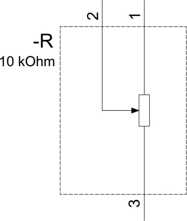 Actual product image Siemens Potentiometer Compact 22mm Round