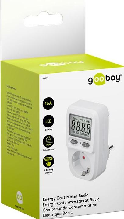 Image du produit Goobay Compteur d'énergie numérique Basic