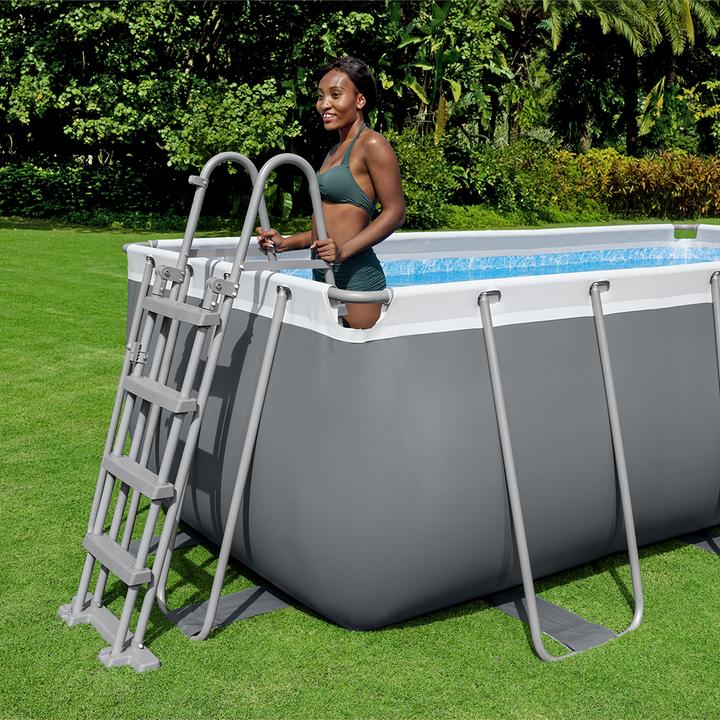 Image du produit Bestway Piscine rectangulaire à cadre électrique (412 x 201 x 122 cm)