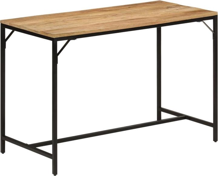 Actual product image VidaXL Rough and iron dining table (110 x 55 x 75 cm)