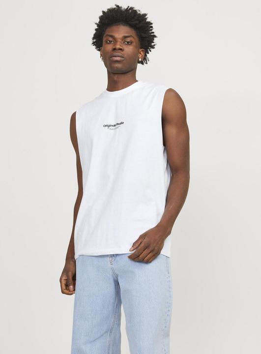 Actual product image Jack & Jones Printed round neck tank top Tank top (S)