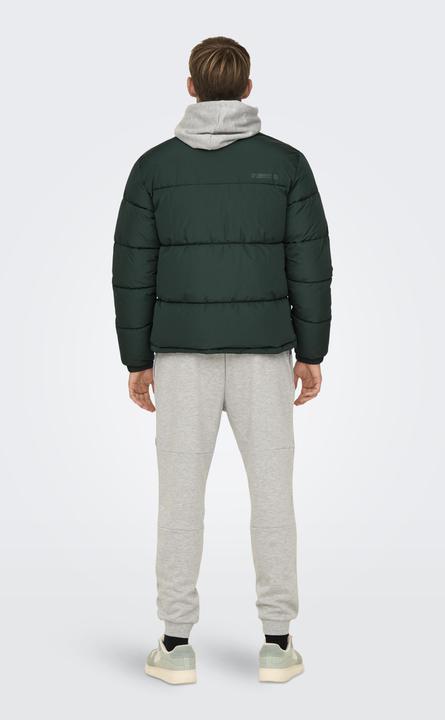 Produktbild Only & Sons Stehkragen Elastische Bündchen Jacke Daunenjacke (XXL)
