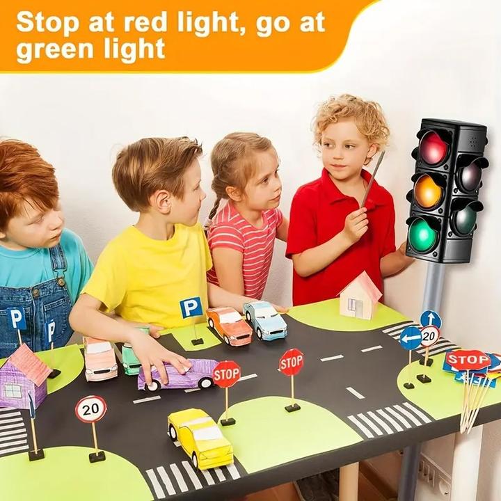 Produktbild The Toy Company Verkehrsampel für Kinder, Ampelmodell, Ampelspielzeug