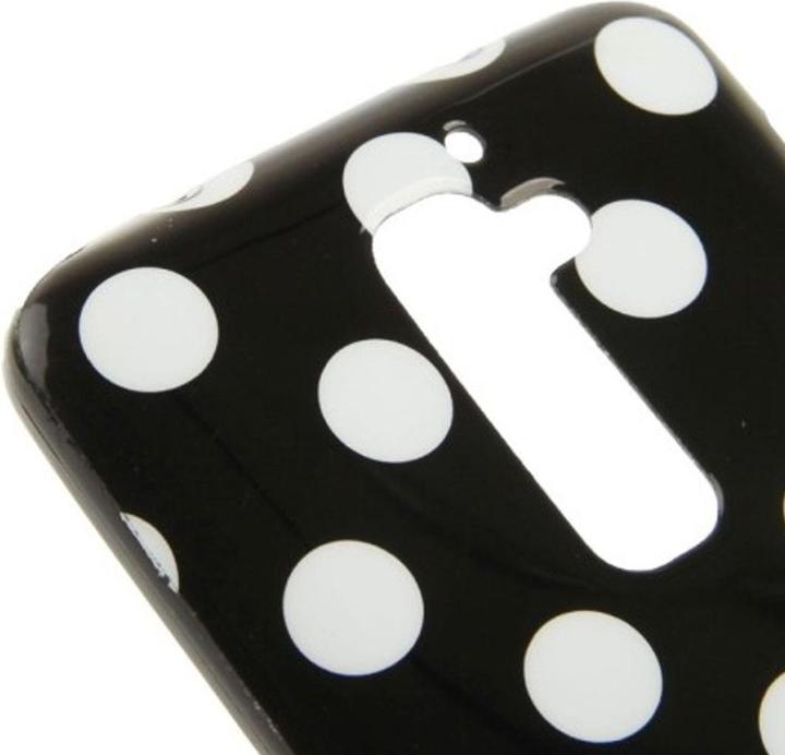Actual product image König Design Mobile phone cover TPU cover for LG Optimus G2 / D801 black/white (LG Optimus G2)