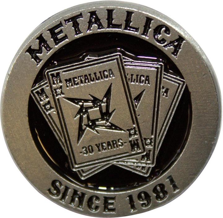 Immagine prodotto Metallica 30th Anniversary Giocando a Carte Distintivo