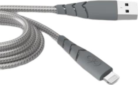 Actual product image Force Power Ultra-reinforced USB A/Lightning cable 2.4A Resistant to 50,000 bends at 180° 2m (2 m)