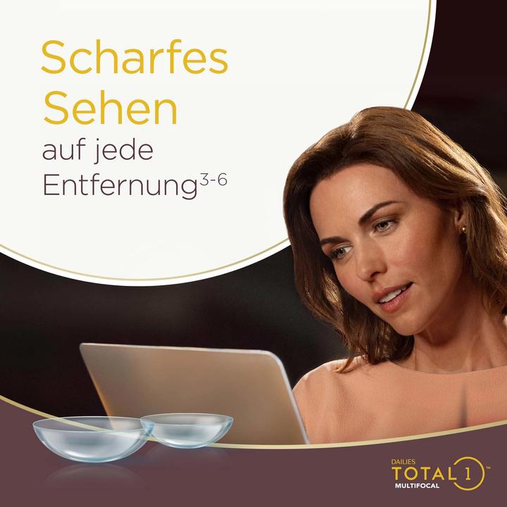 Produktbild Dailies Total1 Multifocal (60 Stück, Tageslinse, Multifokal)