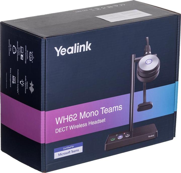 Actual product image Yealink WH62 Mono (Wireless, USB-A)