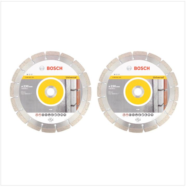 Actual product image Bosch Professional Bosch Standard Universal Diamond Cutting Disc 230 mm 2 pcs ( 2x 2608615065 ) Concrete Holder 22,23 m