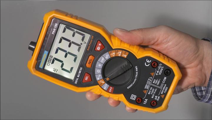 Immagine prodotto Pancontrol PAN 186 - Multimetro digitale IP67 (CAT IV 600V, CAT III 1000V)