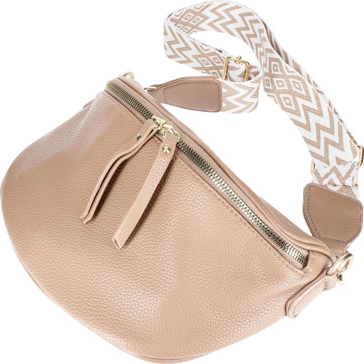 Actual product image Gallantry Belt bag with geometric pattern