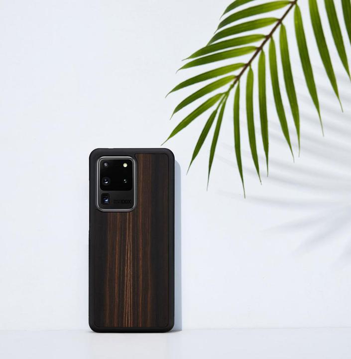 Produktbild Man.Wand &WOOD case for Galaxy S20 Ultra ebony juodas (Samsung Galaxy S20 Ultra)