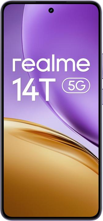Actual product image realme 14T 5G 8GB 256GB Lightning Purple (256 GB, Lightning Purple, 6.67", SIM + eSIM, 50 Mpx, 5G)