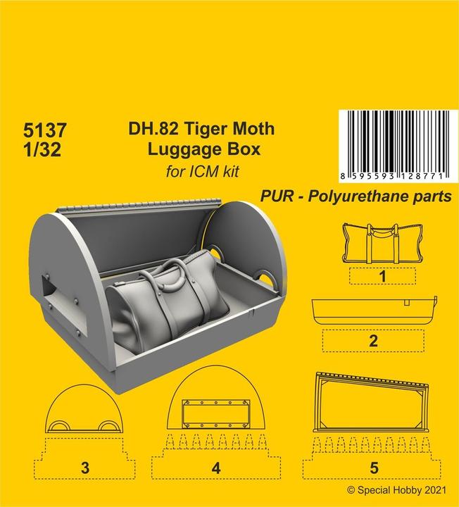 Immagine prodotto CMK DH.82 Bagagliaio Tiger Moth (kit ICM)