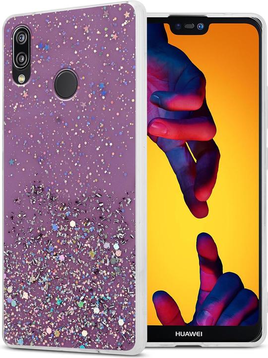 Image du produit Cadorabo Couverture TPU paillettes scintillantes (Huawei Nova 3E)