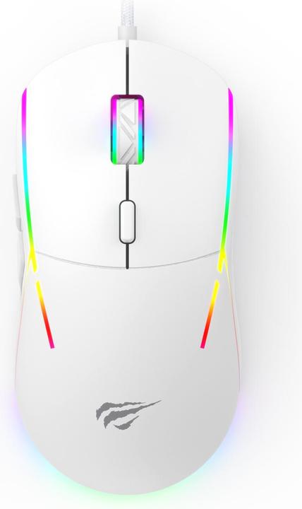 Havit MS961 RGB Gaming Mouse 1200-12000 DPI (white) (Cable)