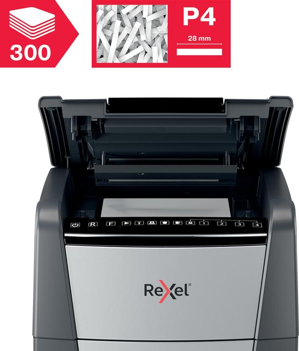 Actual product image Rexel Optimum AutoFeed+ 300X (Particle cut)