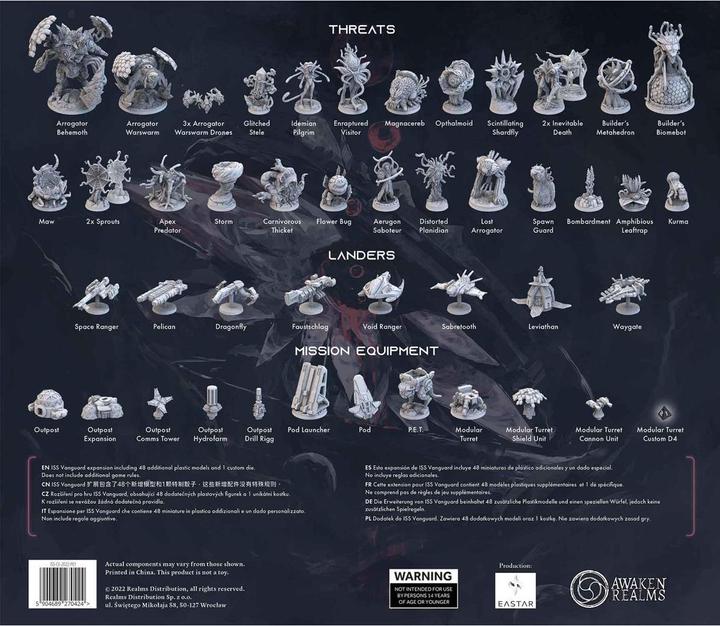 Produktbild Pegasus ISS Vanguard: Close Encounters Miniaturen Erweiterung DE (Italienisch)