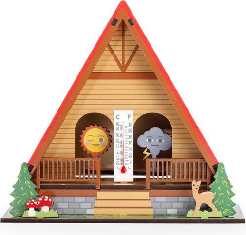 Actual product image Kikkerland DIY Weather House