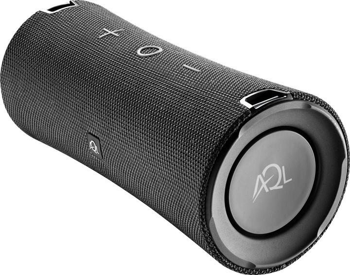 Immagine prodotto AQL Typhoon - Universale Speaker Bluetooth portatile da 30 watt di potenza resistente all’acqua Nero (10 h, Batteria)