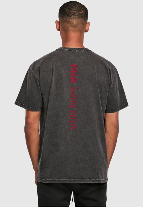 Actual product image FC Bayern München Mia San Mia V GR Acid Washed Heavy Oversize Tee - 115607 (XXL)
