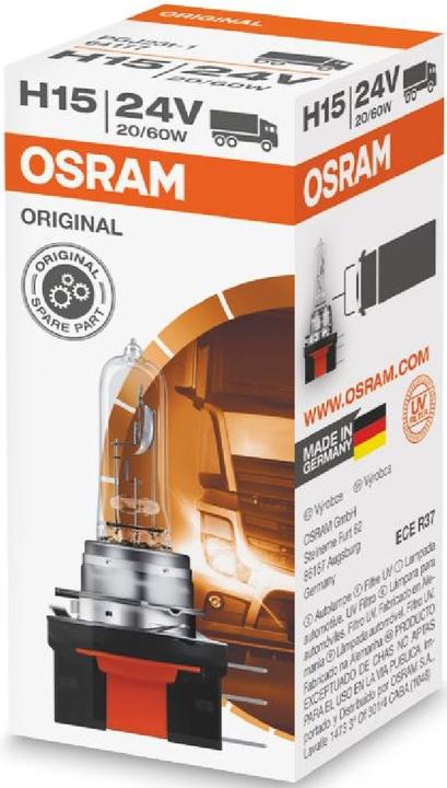 Immagine prodotto Osram Lampadina H15 24V 20/60W PGJ23T-1 (H15)