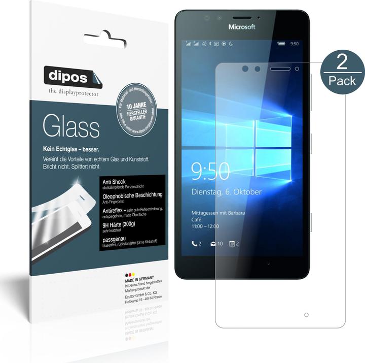 Image du produit Dipos Film de Protection d’écran Anti-Shock (1 pièce(s), Microsoft Lumia 950)