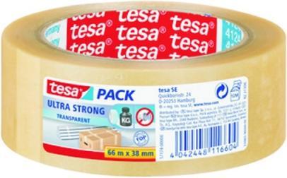 Immagine prodotto tesa tesapack Nastro per pacchi ULTRA STRONG - Nastro da imballaggio in PVC per imballaggi stretti e (50 mm)