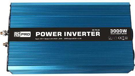 Immagine prodotto Rs Pro Convertitore di tensione, 12V / 230V 3000W onda sinusoidale pura