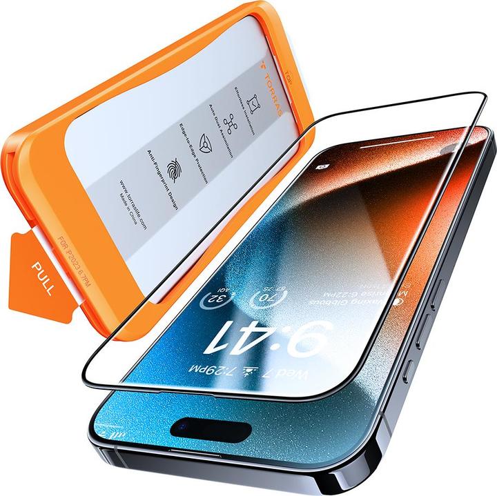 Immagine prodotto Torras Vetro antiproiettile diamantato (1 Pezzo/i, Apple iPhone 15 Pro)