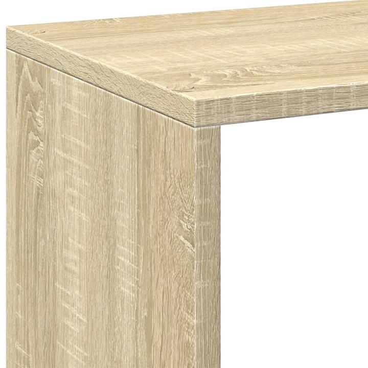 Immagine prodotto VidaXL Divisorio per ambienti Libreria Scaffale in piedi Scaffale per ufficio Scaffale a cubo Rovere Sonoma (69,5 x 29 x 103,5 cm)
