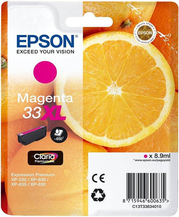 Actual product image Epson 33XL Claria Premium (M)