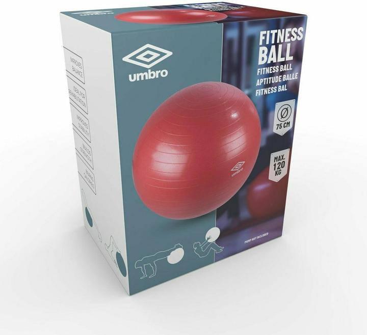 Produktbild Umbro Fitness ball D75cm Red (75 cm)